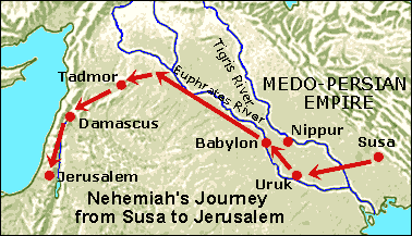 nehemiah map susa - jerusalem_map