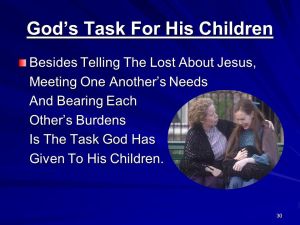 BLCF: God-given-task