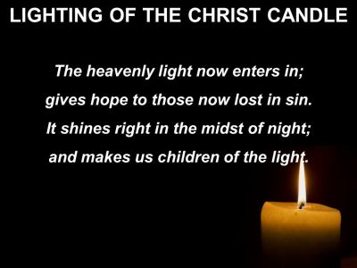 BLCF: Christ-candle