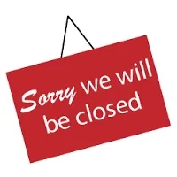 Sorry were closed